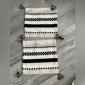Boho style Throw Pillow Covers set of 2 NWOT